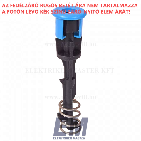 Hensel MI DV01 Fedélzáró betét rugóval fekete