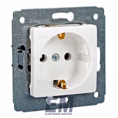 Legrand Cariva Dugalj 2P+F süllyesztett konnektor fehér 773620