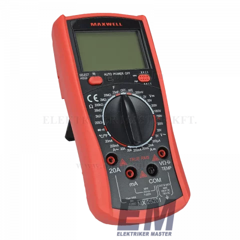Maxwell MX 25 201 Digitális multiméter TRUE RMS