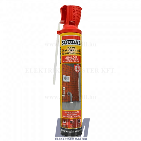 Purhab beépített pisztollyal Soudal 750 ml SOU103250