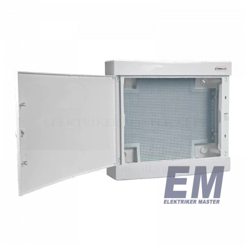 Lakáselosztó falon kívüli 36 modulos IP40 Média elosztó szekrény THP-N2x18CW-IT