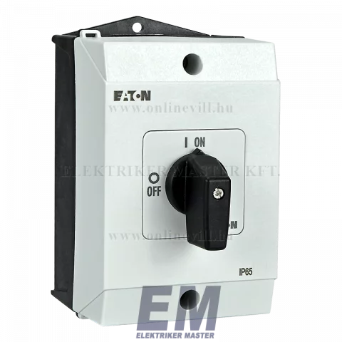 Eaton T0-2-1/I1 Be-Ki kapcsoló 3p 20A tokozott