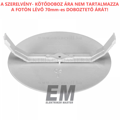 Szerelvénydoboz és kötődoboz 65 mm nem sorolható Budvill MÜDS 65
