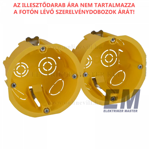 Gipszkarton szerelvénydoboz 65 mm Schneider BIP illesztődarab (IMT35180)