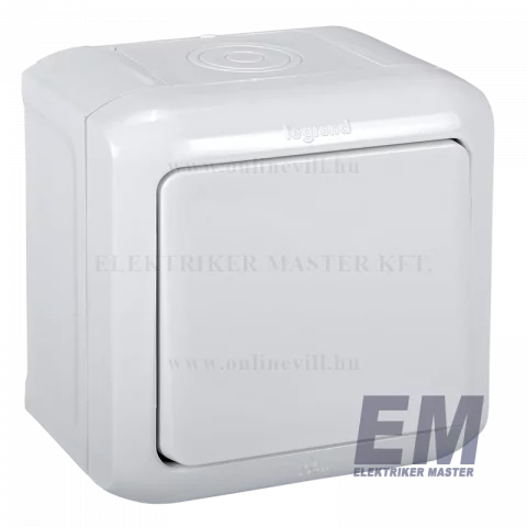 Legrand Forix IP44 falon kívüli váltókapcsoló (106) 10 AX - 250 V~ fehér