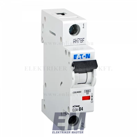 Eaton CLS4-B4-DE Kismegszakító 4,5kA 1 pól.