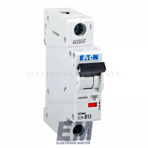 Eaton CLS4-B13-DE Kismegszakító 4,5kA 1 pól.