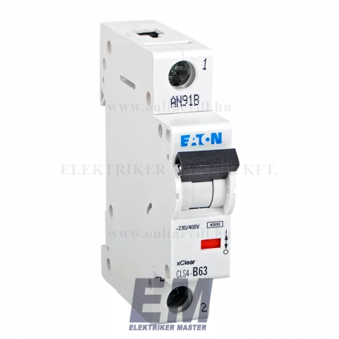 Eaton CLS4-B63-DE Kismegszakító 4,5kA 1 pól.