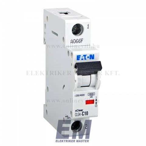 Eaton CLS4-C10-DE Kismegszakító 4,5kA 1 pól.