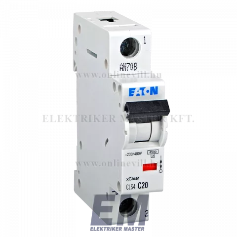 Eaton CLS4-C20-DE Kismegszakító 4,5kA 1 pól.