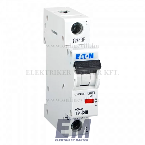Eaton CLS4-C40-DE Kismegszakító 4,5kA 1 pól.