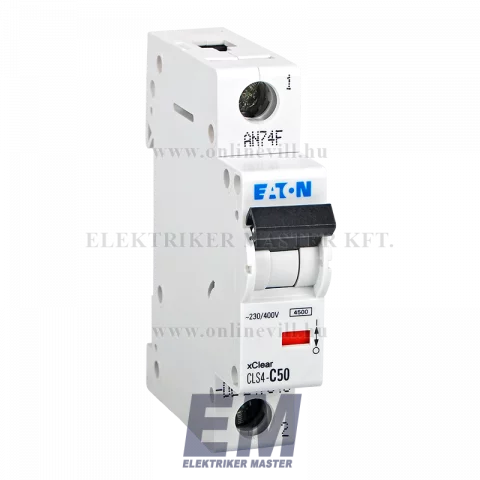Eaton CLS4-C50-DE Kismegszakító 4,5kA 1 pól.