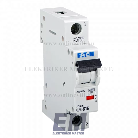 Eaton CLS6-B16-DE Kismegszakító, 6kA 1 pól.