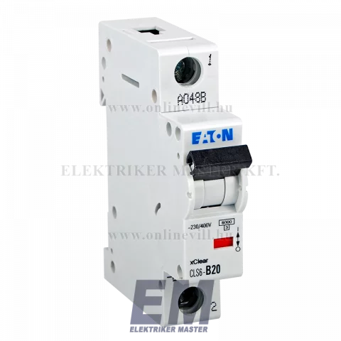Eaton CLS6-B20-DE Kismegszakító, 6kA 1 pól.