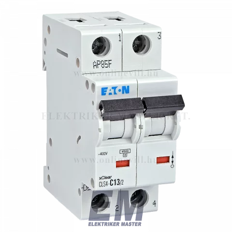 Eaton CLS4-C13/2-DE Kismegszakító 4,5kA 2pól.