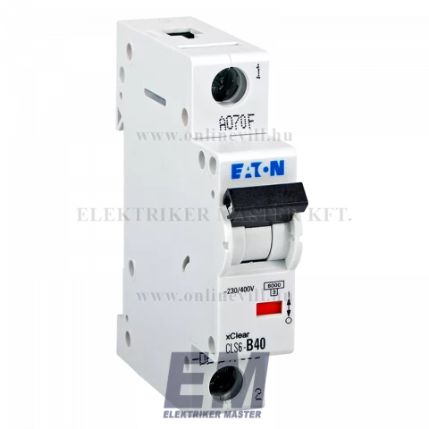 Eaton CLS6-B40-DE Kismegszakító, 6kA 1 pól.