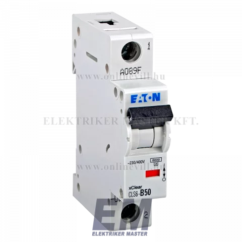 Eaton CLS6-B50-DE Kismegszakító, 6kA 1 pól.