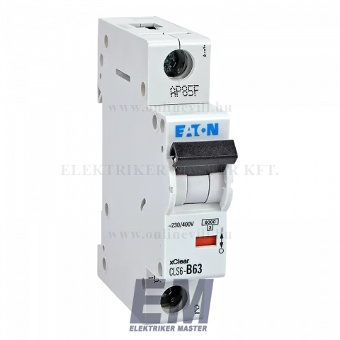 Eaton CLS6-B63-DE Kismegszakító, 6kA 1 pól.