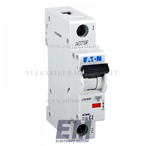 Eaton CLS6-C2-DE Kismegszakító, 6kA 1 pól.