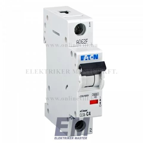 Eaton CLS6-C4-DE Kismegszakító, 6kA 1 pól.