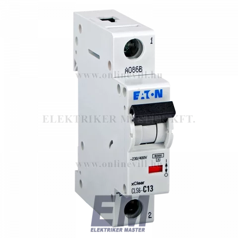 Eaton CLS6-C13-DE Kismegszakító, 6kA 1 pól.
