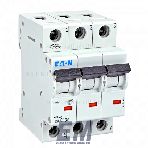 Eaton CLS4-C13/3-DE Kismegszakító 4,5kA 3pól.