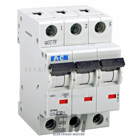 Eaton CLS4-C32/3-DE Kismegszakító 4,5kA 3pól.