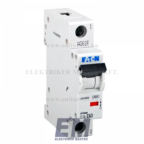 Eaton CLS6-C63-DE Kismegszakító, 6kA 1 pól.