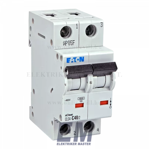 Eaton CLS4-C40/2-DE Kismegszakító 4,5kA 2pól.