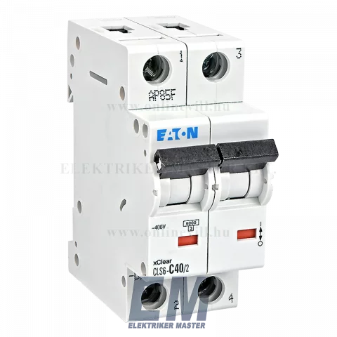 Eaton CLS6-C40/2-DE Kismegszakító, 6kA 2pól.