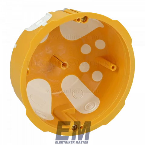 Gipszkarton kötődoboz süllyesztett 105 mm kerek fedéllel Kopos KO97/LD