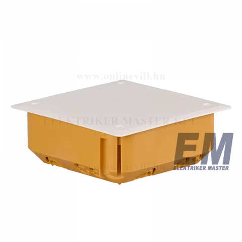 Gipszkarton kötődoboz süllyesztett 115x115x45 mm fedéllel Kopos KO110/L