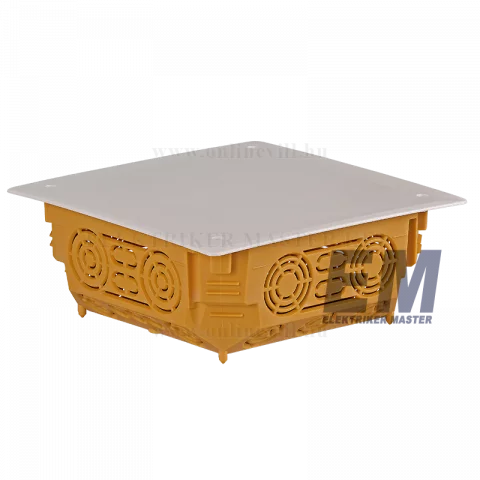 Gipszkarton kötődoboz süllyesztett 155x155x64 mm fedéllel Kopos KO125/L