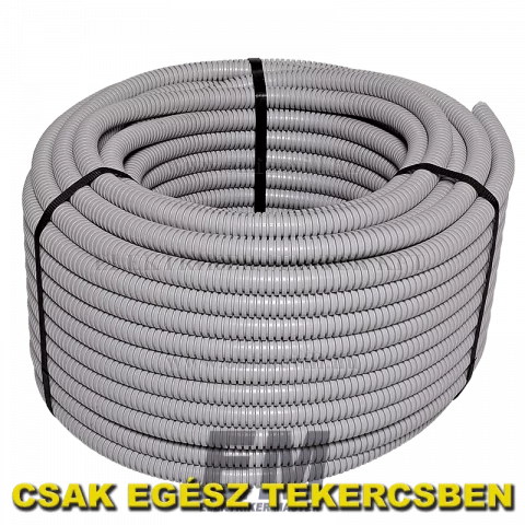 Gégecső 20 mm szürke flexibilis védőcső 50m (Elettrocanali)
