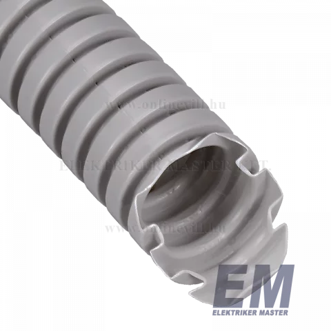 Gégecső 20 mm szürke flexibilis védőcső 50m (Elettrocanali)