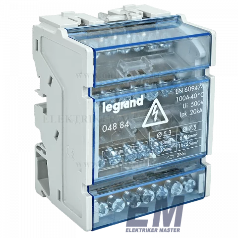 Legrand Elosztóblokk 4P 100A