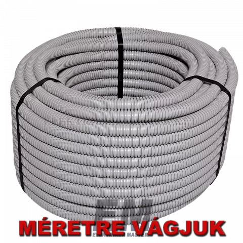 Gégecső 20 mm szürke flexibilis védőcső 100m (Elettrocanali)