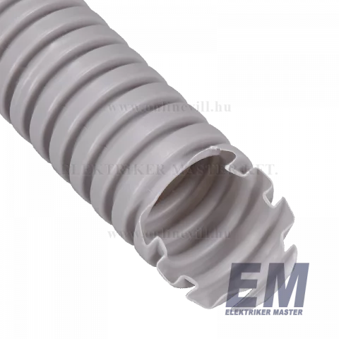 Gégecső 25 mm szürke flexibilis védőcső 50m (Elettrocanali)