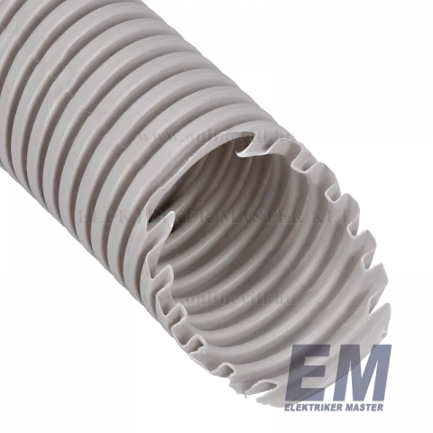 Gégecső 50 mm szürke flexibilis védőcső 25m (Elettrocanali)