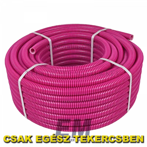 Gégecső lépésálló 40 mm lila flexibilis védőcső földbe 25m (Gewiss)