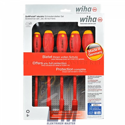 WIHA dugúkulcs készlet 5,5-7.0-8,0-10,0-13,0x125 1000V 322K5