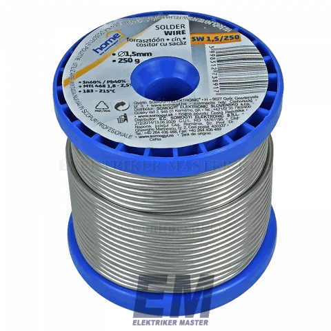 Forrasztó ón/cin 1,5mm 250g