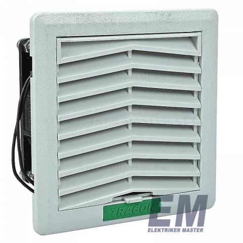 Szellőztető ventillátor szűrőbetéttel, 230V 50/60Hz, 35/40m3/h, IP54 105x105mm