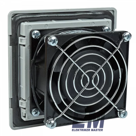 Szellőztető ventillátor szűrőbetéttel, 230V 50/60Hz, 35/40m3/h, IP54 105x105mm