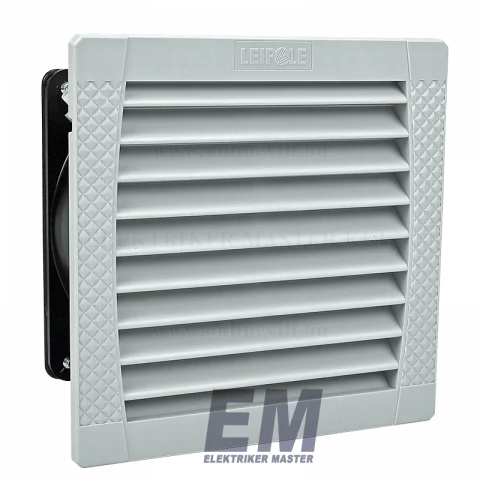 Szellőztető ventillátor szűrőbetéttel, 230V 50/60Hz, 43/55 m3/h, IP54
