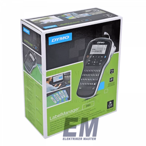Dymo LM 280 feliratozógép hordozható, ABC bill.