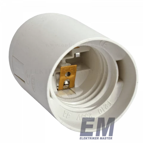 E27 Műanyag foglalat fehér Commel (HUT016-101)