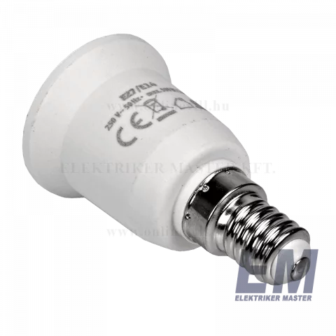 Foglalat átalakító E27 izzóból - E14 foglalatra