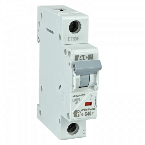 EATON kismegszakító 1P C 40A 4,5kA xPole Home HL-C40/1 194735