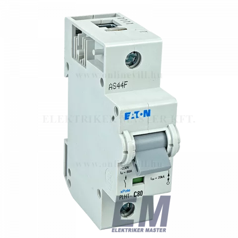 Eaton PLHT-C80/1 Kismegszakító, 20kA 1pól. 247987